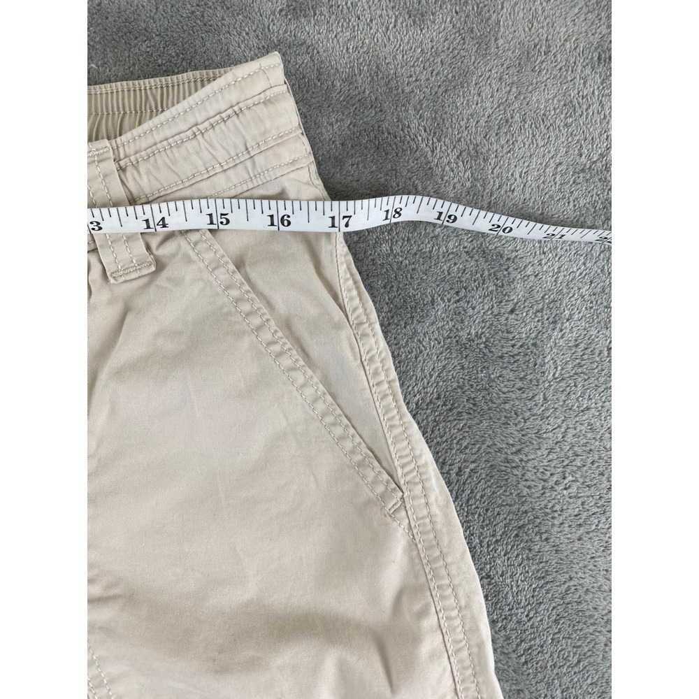 Hollister Low-Rise Super Baggy Pants Khaki Tan Wide Leg Women Medium Regular - Picture 8 of 16